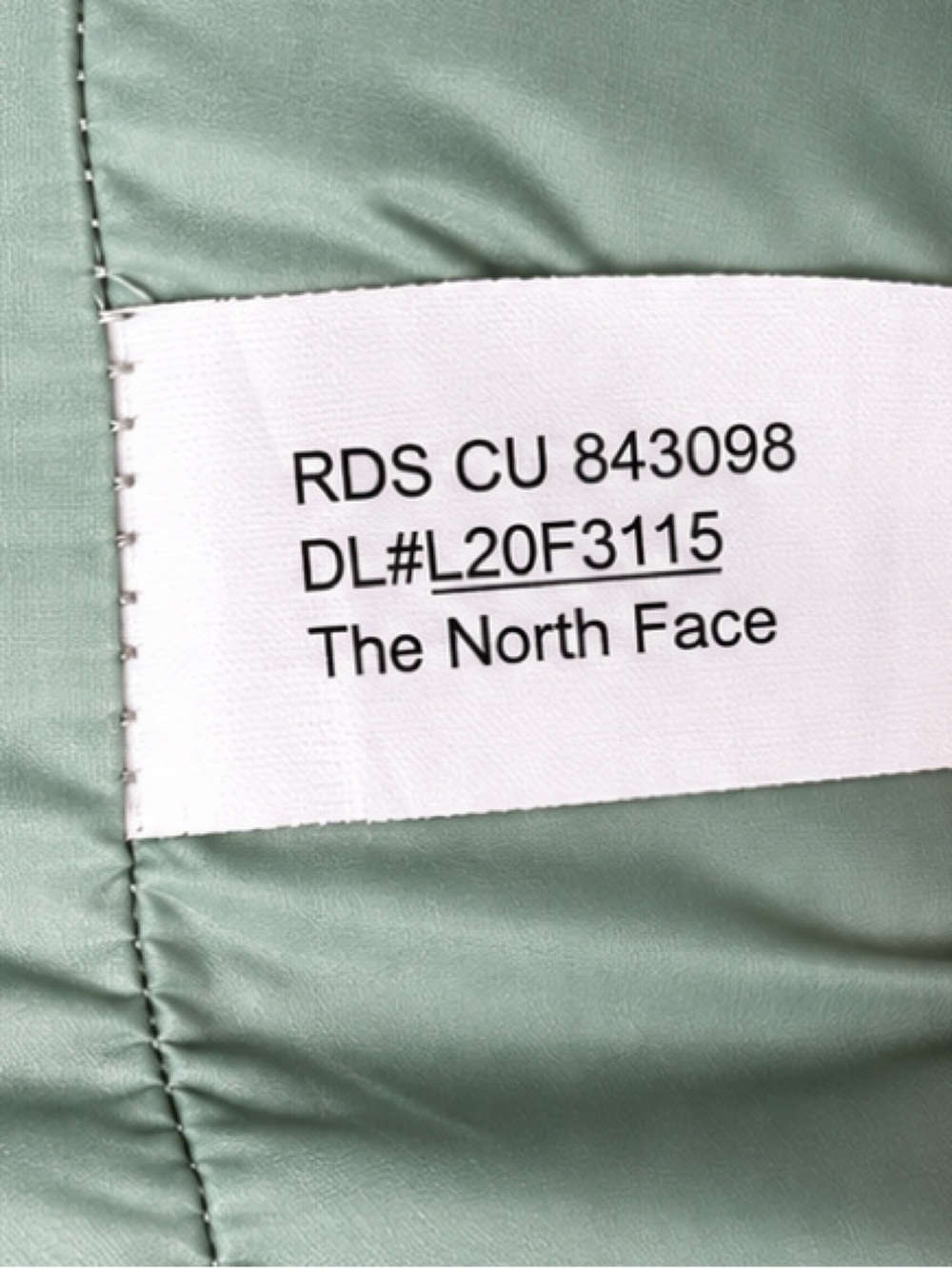 The North Face Women’s L Abstract Print Down Puffer Hooded Jacket - Picture 8 of 10